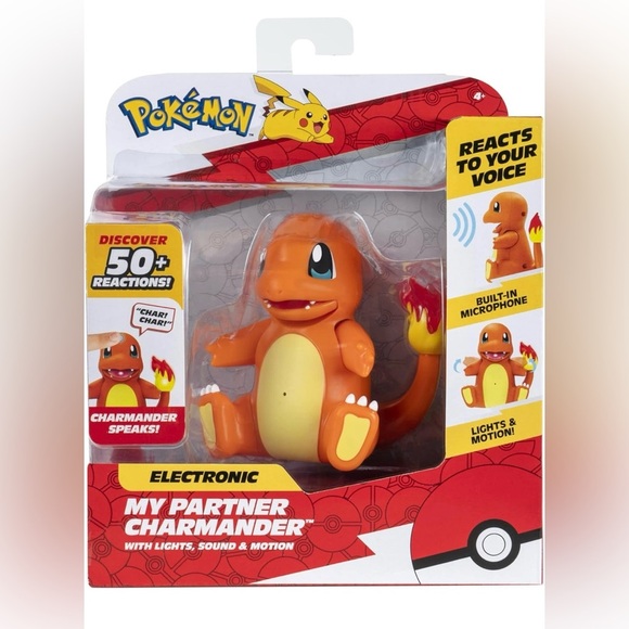 Pokémon Electronic - My Partner Charmander w/ Lights, Sound & Motion - BNIB 🔥🦎 - Picture 2 of 6